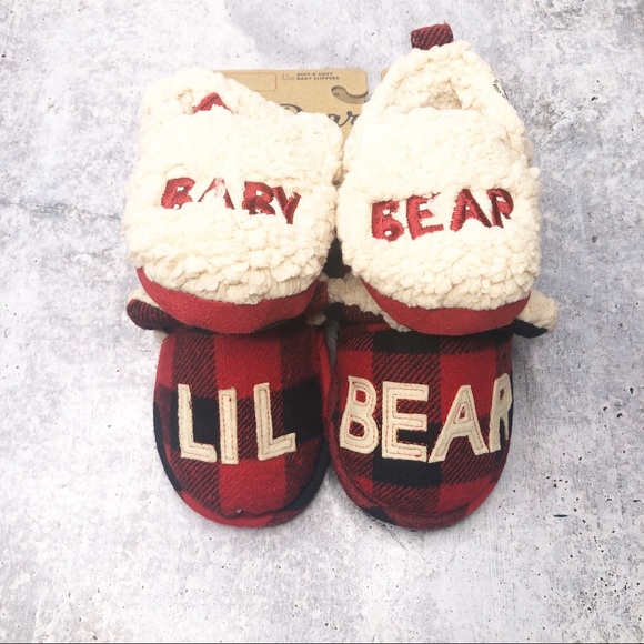 SOLD-DearFoam Plaid Slippers Bundle Toddler Infant - Picture 4 of 6